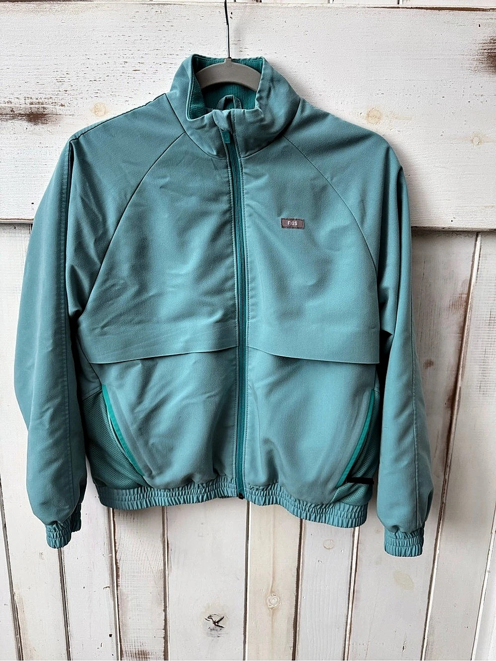 FIGS Sydney Jacket Teal Size XS Like New